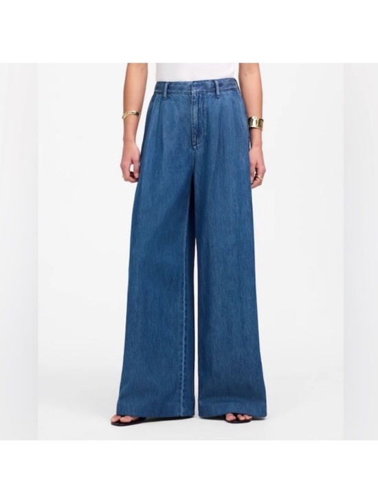 Madewell Denim - Madewell SUPER Wide Leg Harlow Jeans - Blue size 30